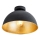 B.K. Licht 1322 - Плафон 1xE27/60W/230V черен/златист