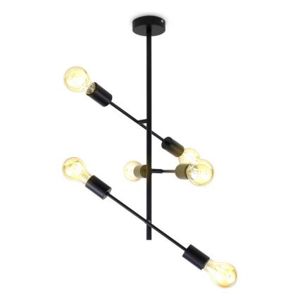 B.K. Licht 1344 - Висящ полилей 6xE27/60W/230V