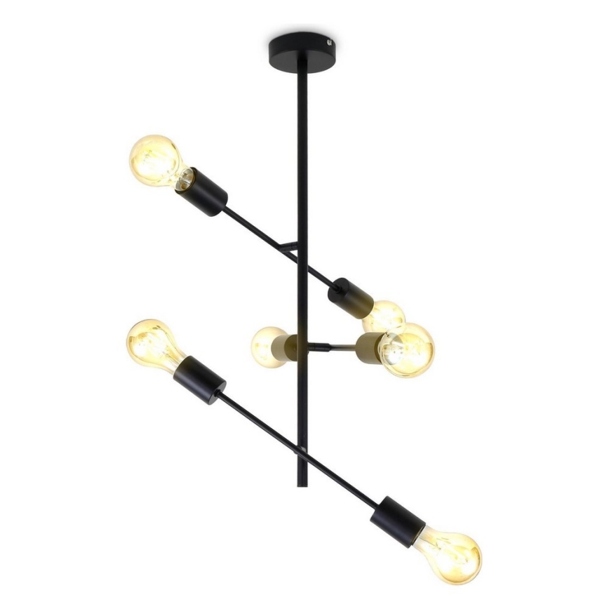 B.K. Licht 1344 - Висящ полилей 6xE27/60W/230V