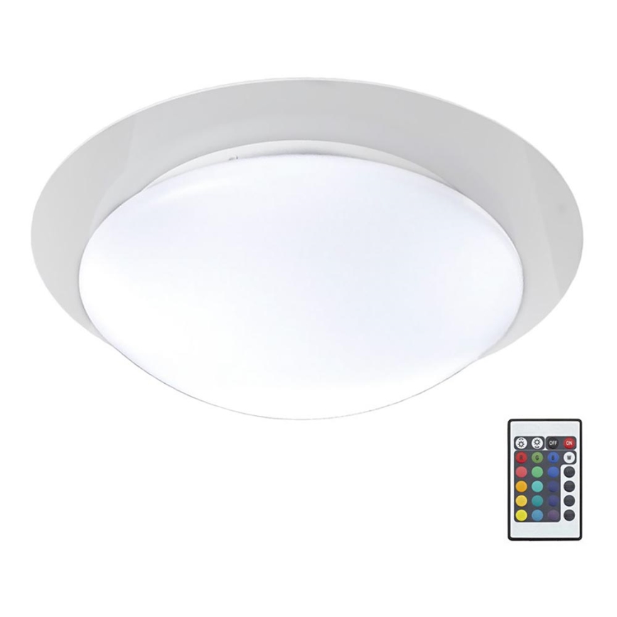 B.K.Licht BKL1025 - LED RGB Димируема  Външна Таванна лампа ASKELLA LED/12W/230V IP44 + дистанционно управление