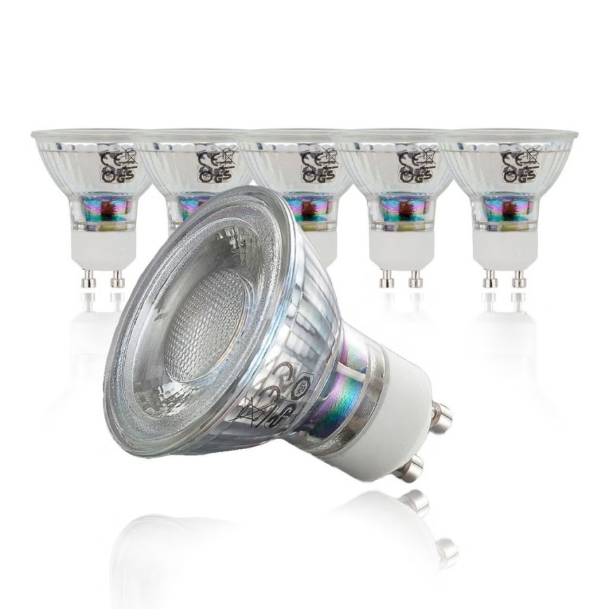 B.K.Licht - Комплект от 10 LED крушки GU10/5W/230V 3000K