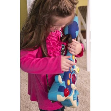 B-Toys - Детска електрическа китара Куче Woofer 3xAA