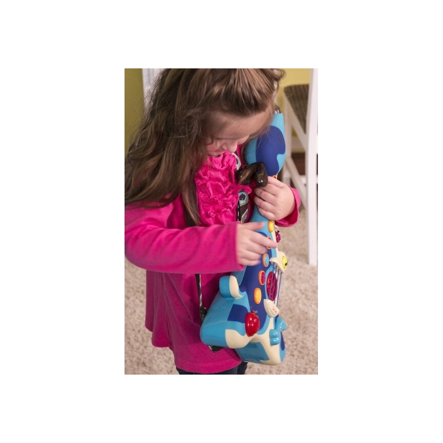 B-Toys - Детска електрическа китара Куче Woofer 3xAA