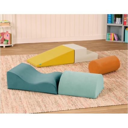 B-Toys - Детски пяна блокчета MAXI WONDERSHAPES 5 бр.