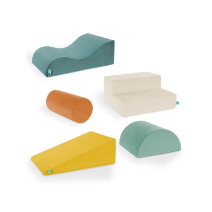 B-Toys - Детски пяна блокчета MAXI WONDERSHAPES 5 бр.