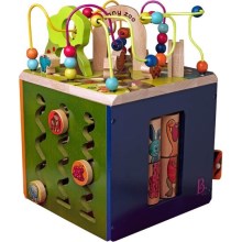B-Toys - Интерактивен куб Zoo каучуков фикус