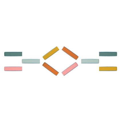 B-Toys - Полоса с препятствия BALANCE & HOP 10 бр.