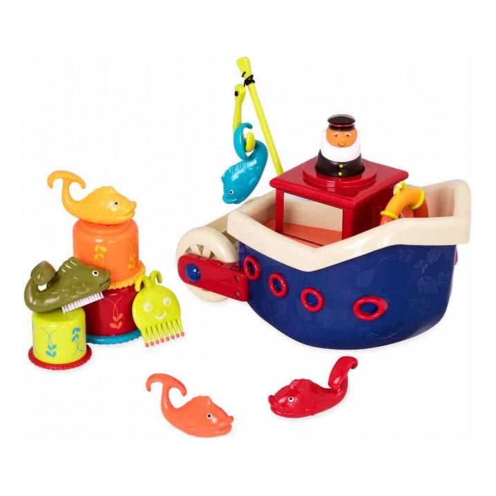 B-Toys - Комплект играчки за баня FISH & SPLISH