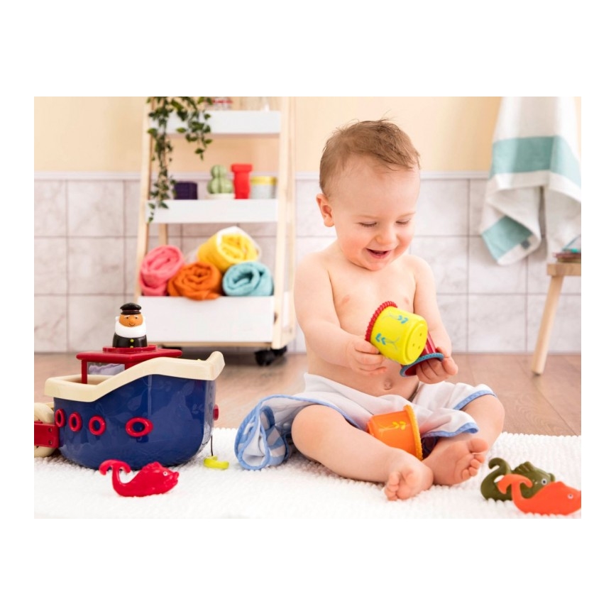 B-Toys - Комплект играчки за баня FISH & SPLISH
