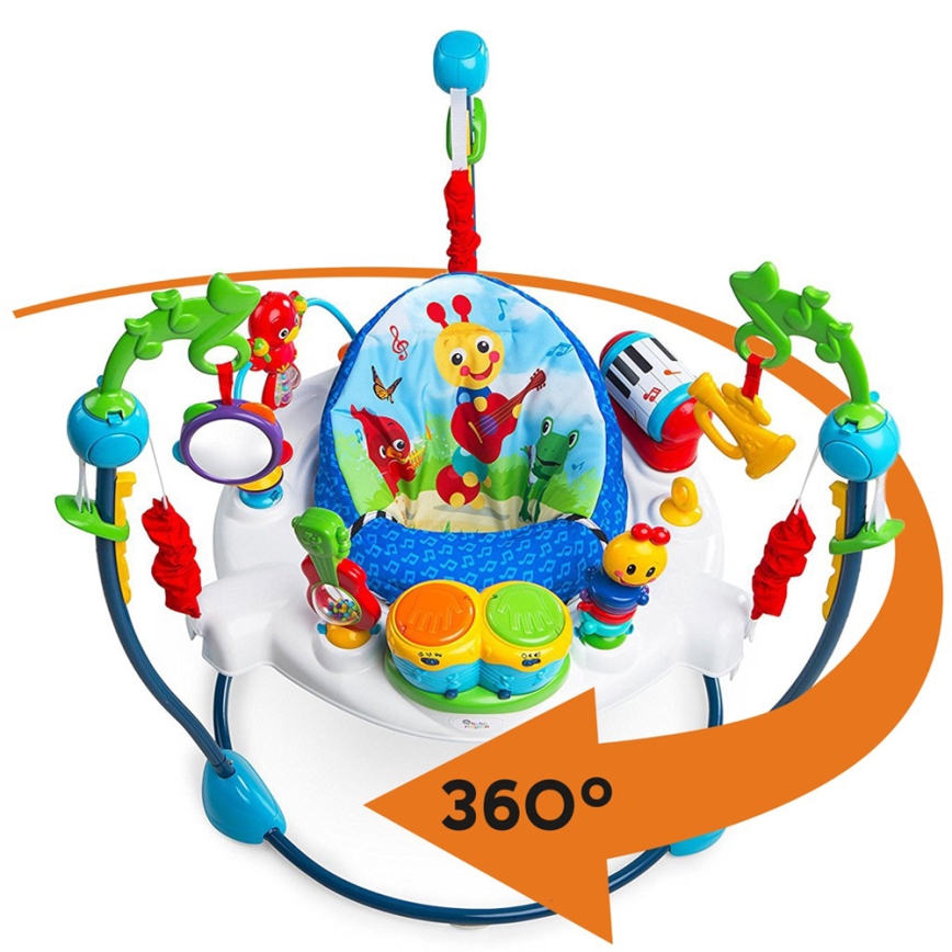 Baby Einstein - Бънджи 2в1 NEIGHBORHOOD SYMPHONY 3xAA