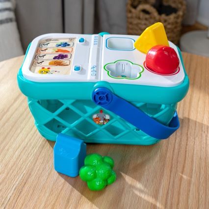 Baby Einstein - Детска интерактивна количка за пазаруване MAGIC TOUCH HAPE 3xAAA