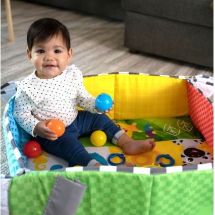 Baby Einstein - Детско одеяло за игра 5в1 PATCH'S COLOR PLAYSPACE 3xAAA