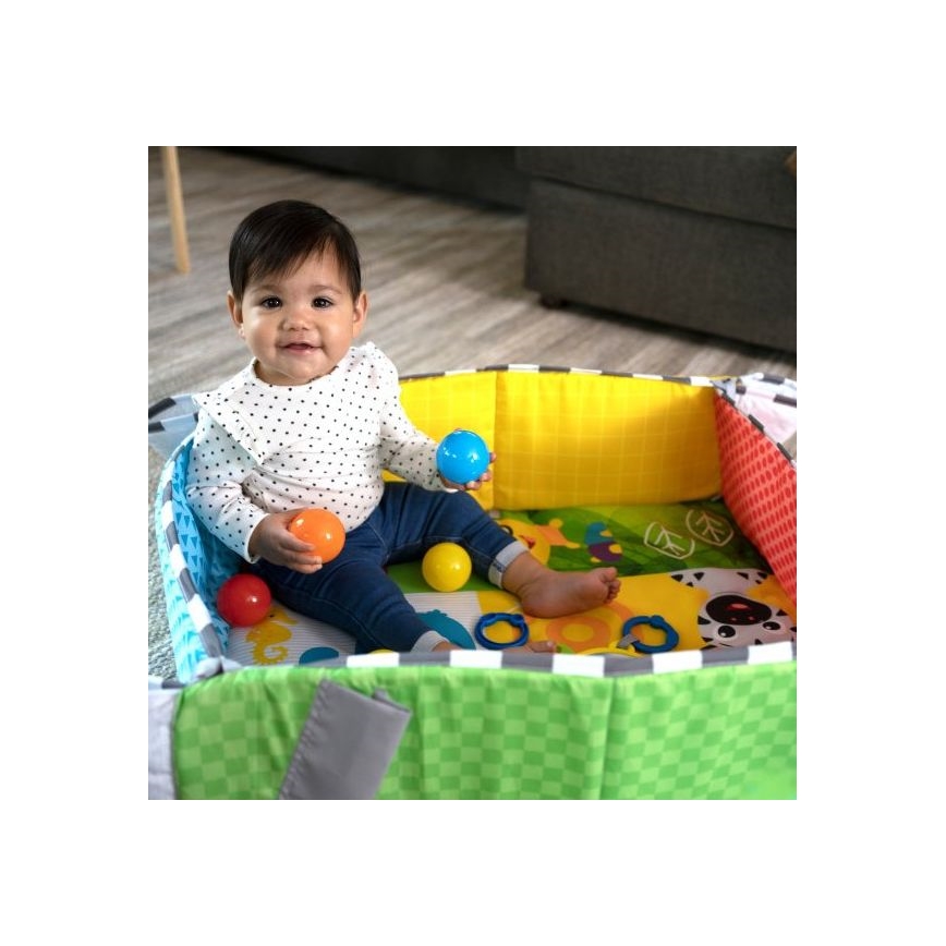 Baby Einstein - Детско одеяло за игра 5в1 PATCH'S COLOR PLAYSPACE 3xAAA