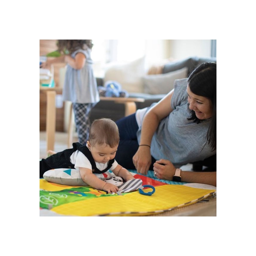 Baby Einstein - Детско одеяло за игра 5в1 PATCH'S COLOR PLAYSPACE 3xAAA