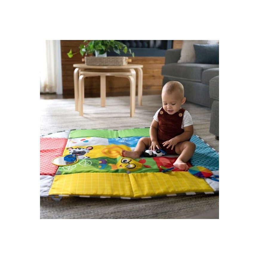 Baby Einstein - Детско одеяло за игра 5в1 PATCH'S COLOR PLAYSPACE 3xAAA