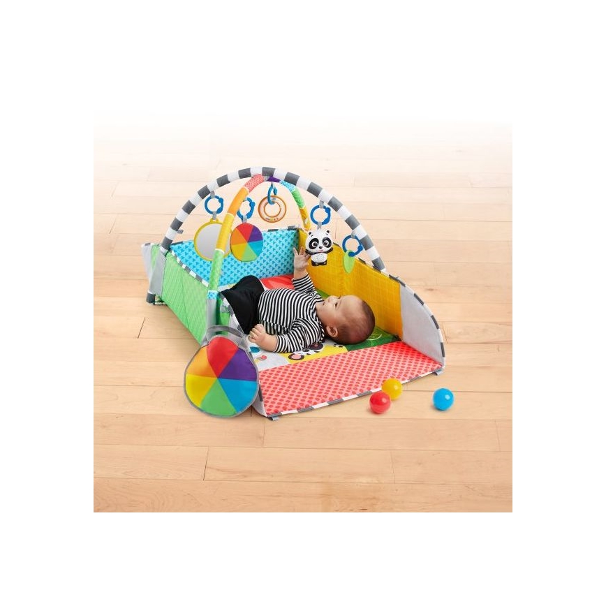 Baby Einstein - Детско одеяло за игра 5в1 PATCH'S COLOR PLAYSPACE 3xAAA