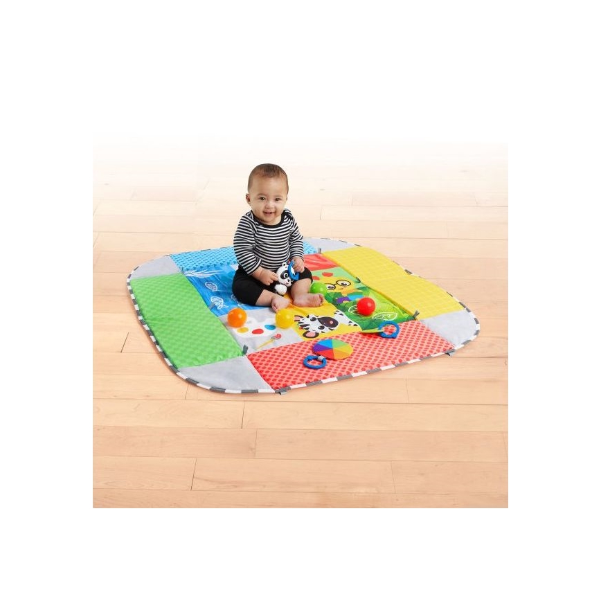 Baby Einstein - Детско одеяло за игра 5в1 PATCH'S COLOR PLAYSPACE 3xAAA