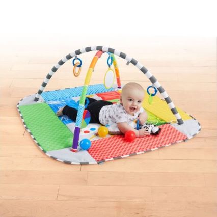 Baby Einstein - Детско одеяло за игра 5в1 PATCH'S COLOR PLAYSPACE 3xAAA