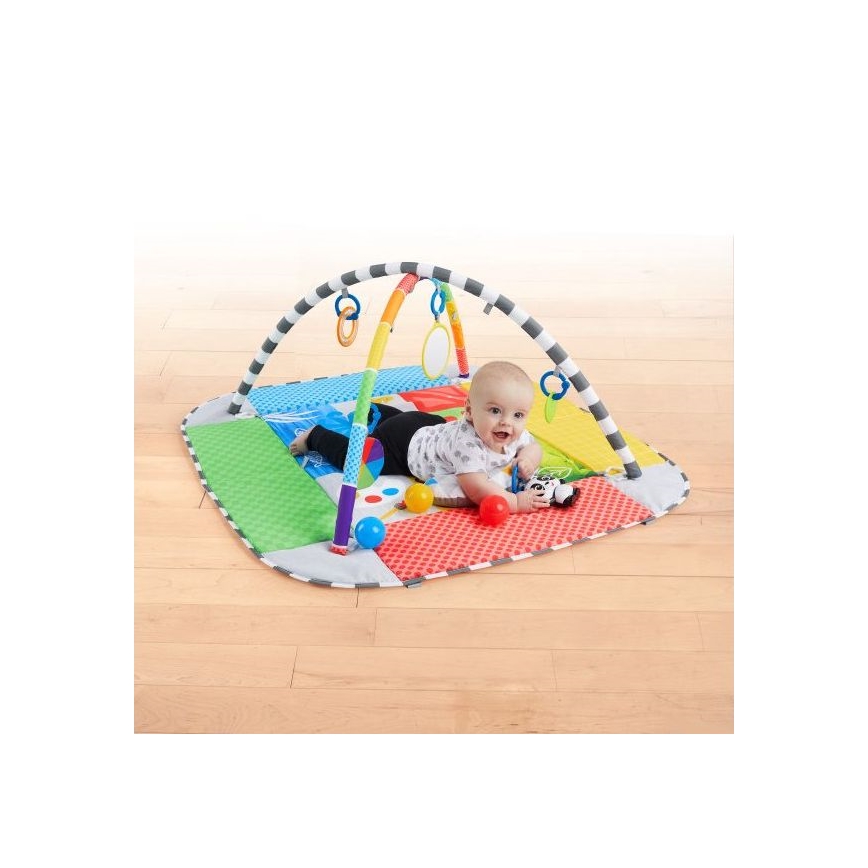 Baby Einstein - Детско одеяло за игра 5в1 PATCH'S COLOR PLAYSPACE 3xAAA