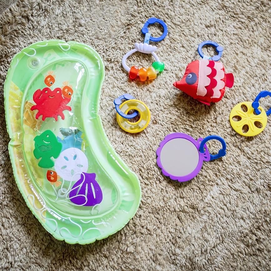 Baby Einstein - Детско одеяло за игра с водна подложка 2в1 SEA FLOOR EXPLORERS