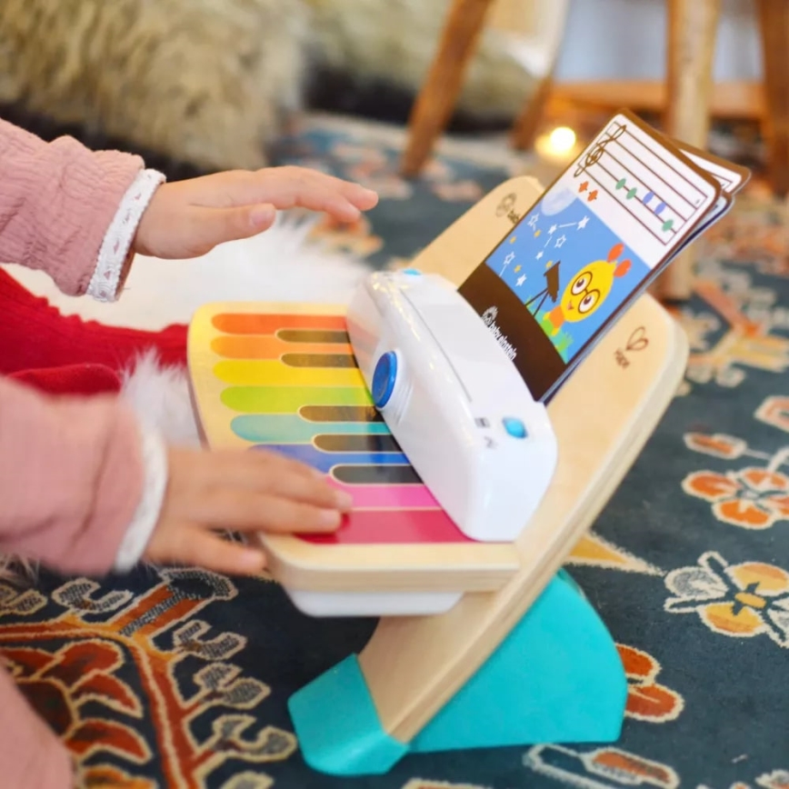 Baby Einstein - Дървена музикална играчка MAGIC TOUCH 3xAA пиано