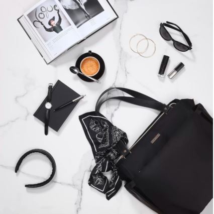 BabyOno - Чанта за памперси за детска количка Coco черен