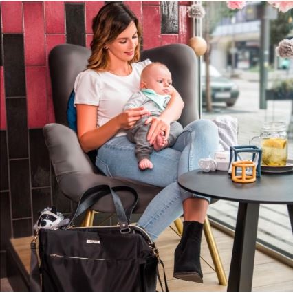 BabyOno - Чанта за памперси за детска количка Coco черен