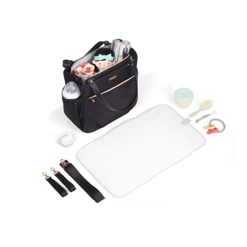 BabyOno - Чанта за памперси за детска количка Coco черен
