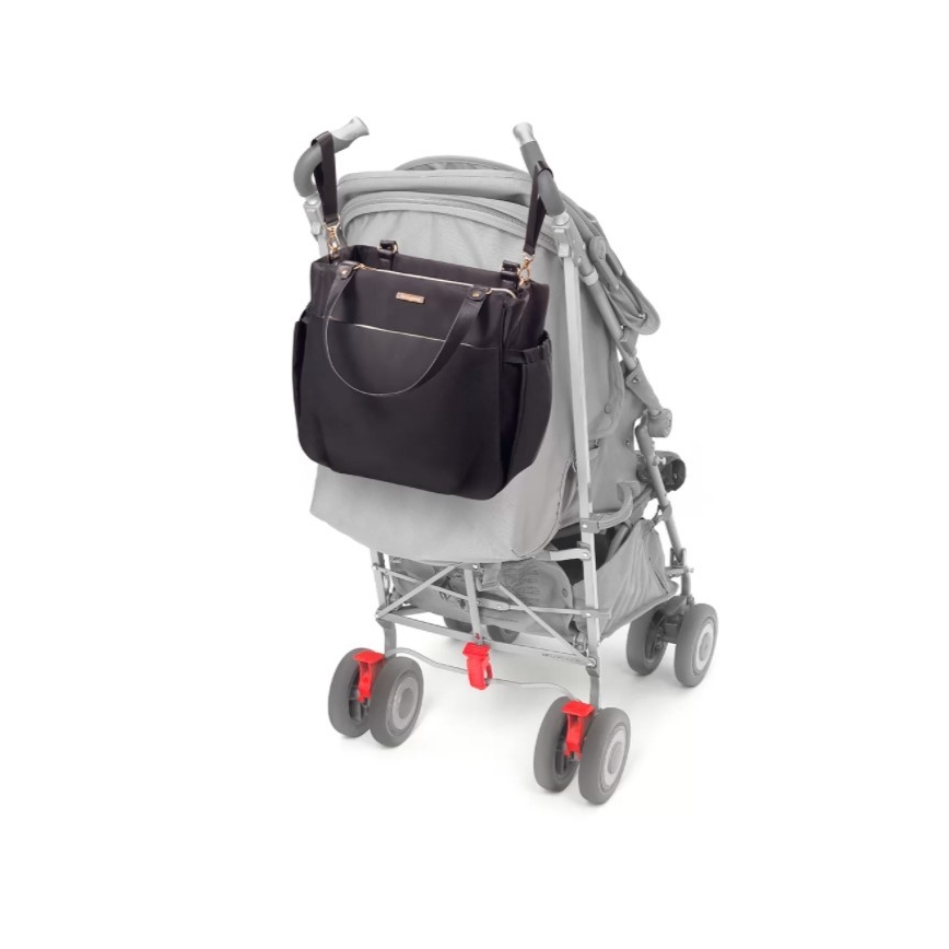 BabyOno - Чанта за памперси за детска количка Coco черен