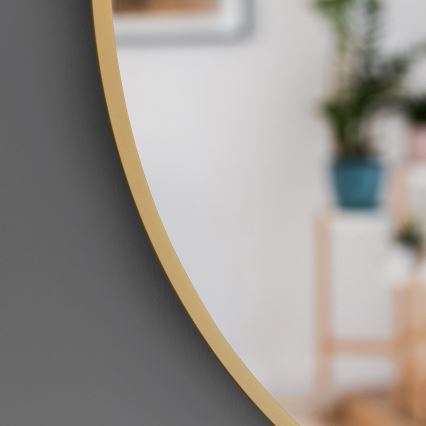 Baltica Design - LED стенно огледало за баня с подсветка BRIGHT LED/15W/230V 4500K Ø 90 см IP65 златно