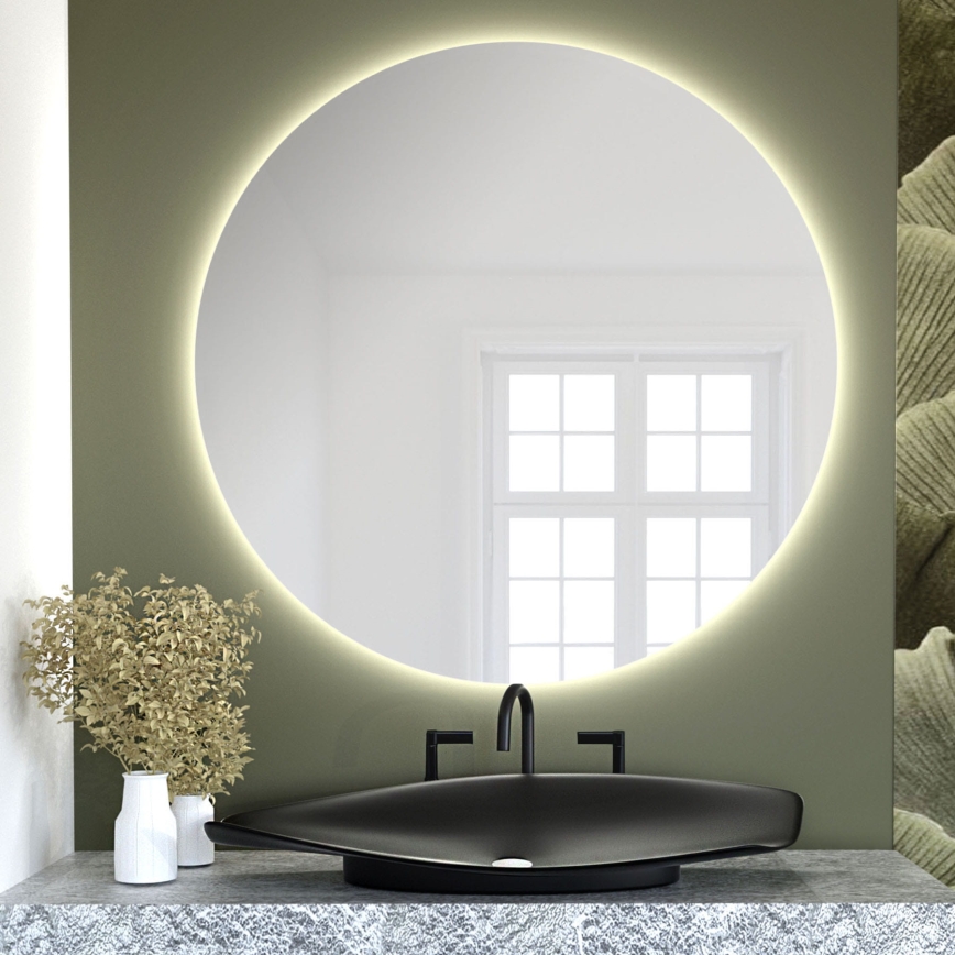 Baltica Design - LED стенно огледало за баня с подсветка BRIGHT LED/15W/230V 3000K Ø 100 см IP65