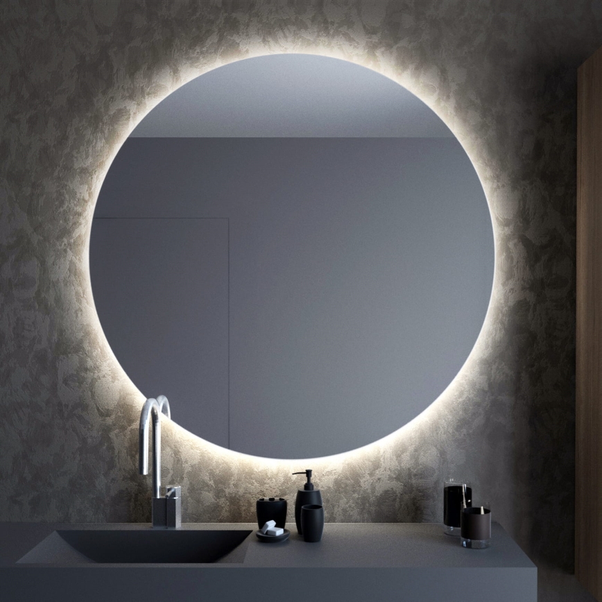 Baltica Design - стенно LED огледало за баня с вградено осветление BRIGHT LED/15W/230V 4500K Ø 90 см IP65