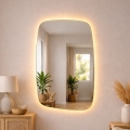 Baltica Design - LED стенено огледало за баня с подсветка STONE CALM LED/15W/230V 2700K 90x60 cm IP65