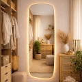 Baltica Design - LED стенно огледало за баня с подсветка STONE CALM LED/15W/230V 2700K 155x50 cm IP65