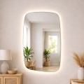 Baltica Design - LED стенно огледало за баня с подсветка STONE CALM LED/15W/230V 4500K 90x60 cm IP65
