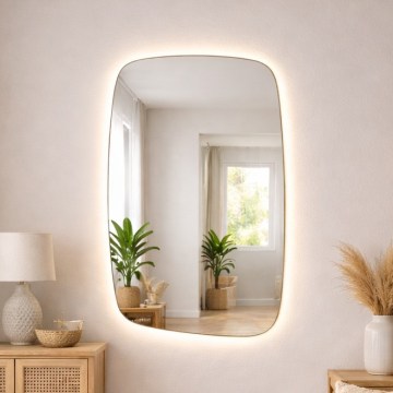 Baltica Design - LED стенно огледало за баня с подсветка STONE CALM LED/15W/230V 4500K 90x60 cm IP65