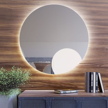Baltica Design - стенно LED огледало за баня с вградено осветление BRIGHT LED/15W/230V 4500K Ø 90 см IP65