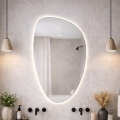 Baltica Design - Стенно огледало за баня с подсветка STONE FLUID LED/15W/230V 4500K 92x55 cm IP65