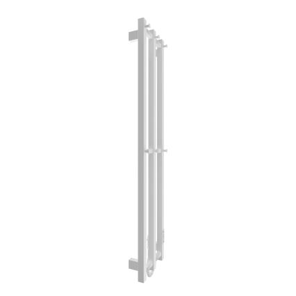 Баня радиатор HF SLIM 110W/230V 117x25 см бял ъглов