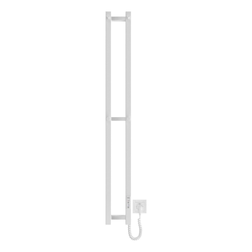 Баня радиатор HF SLIM 80W/230V 117x14 см бял ъглов