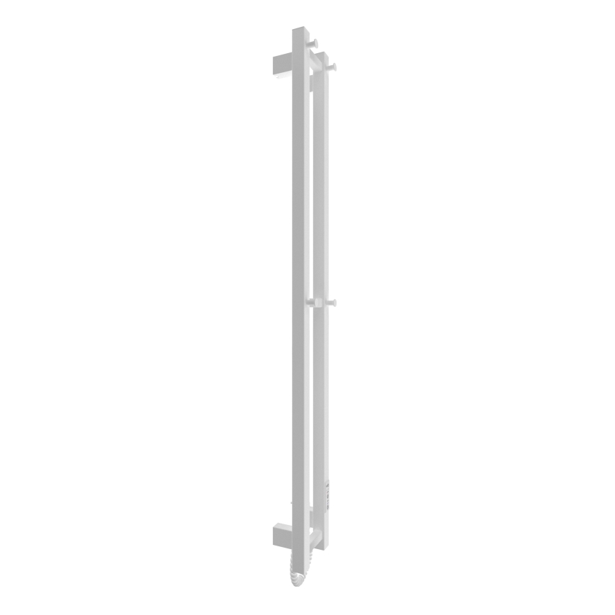 Баня радиатор HF SLIM 80W/230V 117x14 см бял ъглов