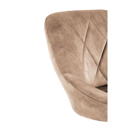 Бар стол 106x47 см черен/кафяв