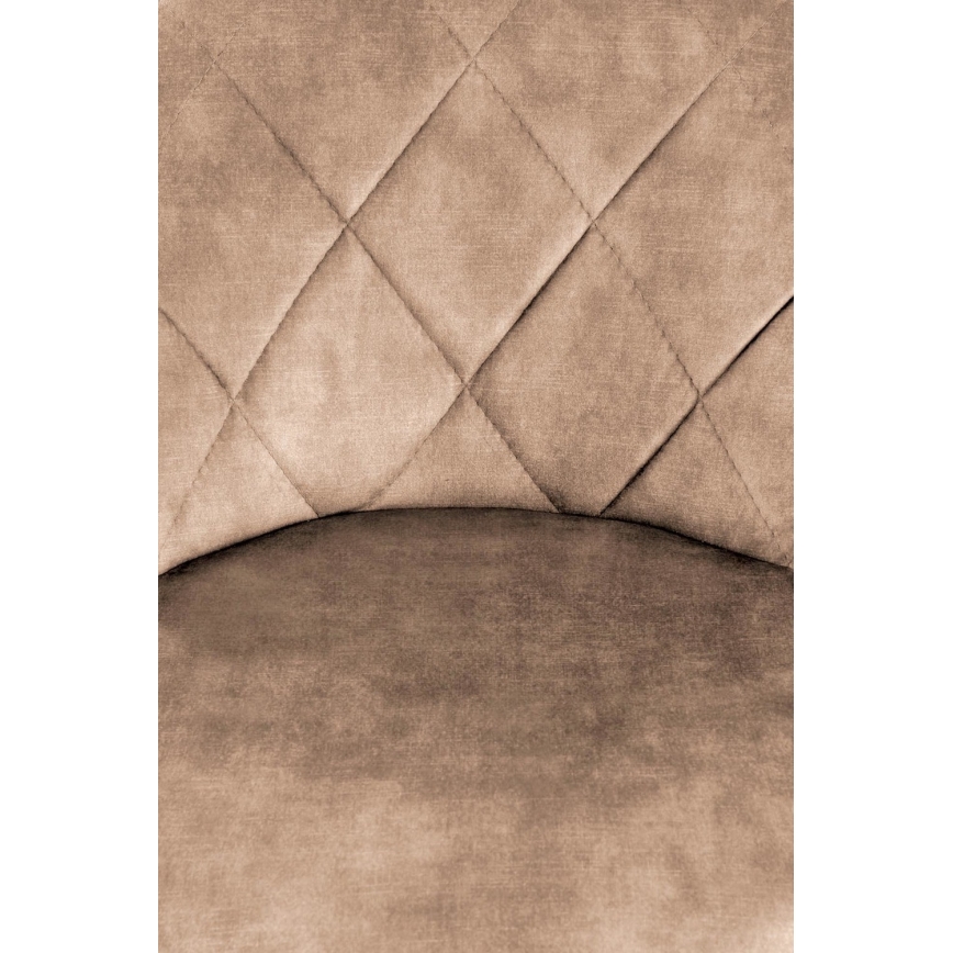 Бар стол 106x47 см черен/кафяв