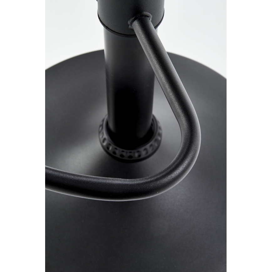 Бар стол 109x46 см черен/кафяв