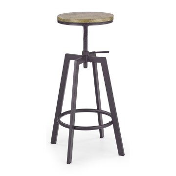 Бар стол 80x30 см черен