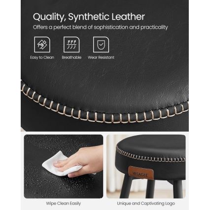 Баров стол LIOR черен