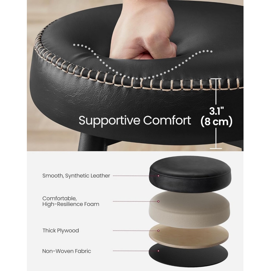 Баров стол LIOR черен