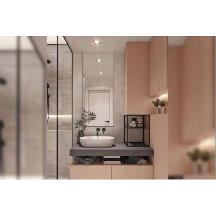 BAT-B0969 - Смесител за умивалник със скрит монтаж LUNGO, матово черен