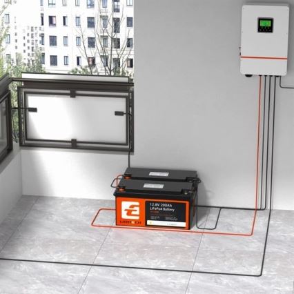 Батерия LiFePO4 за соларни системи 12,8V/200Ah IP66