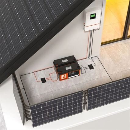 Батерия LiFePO4 за соларни системи 12,8V/200Ah IP66
